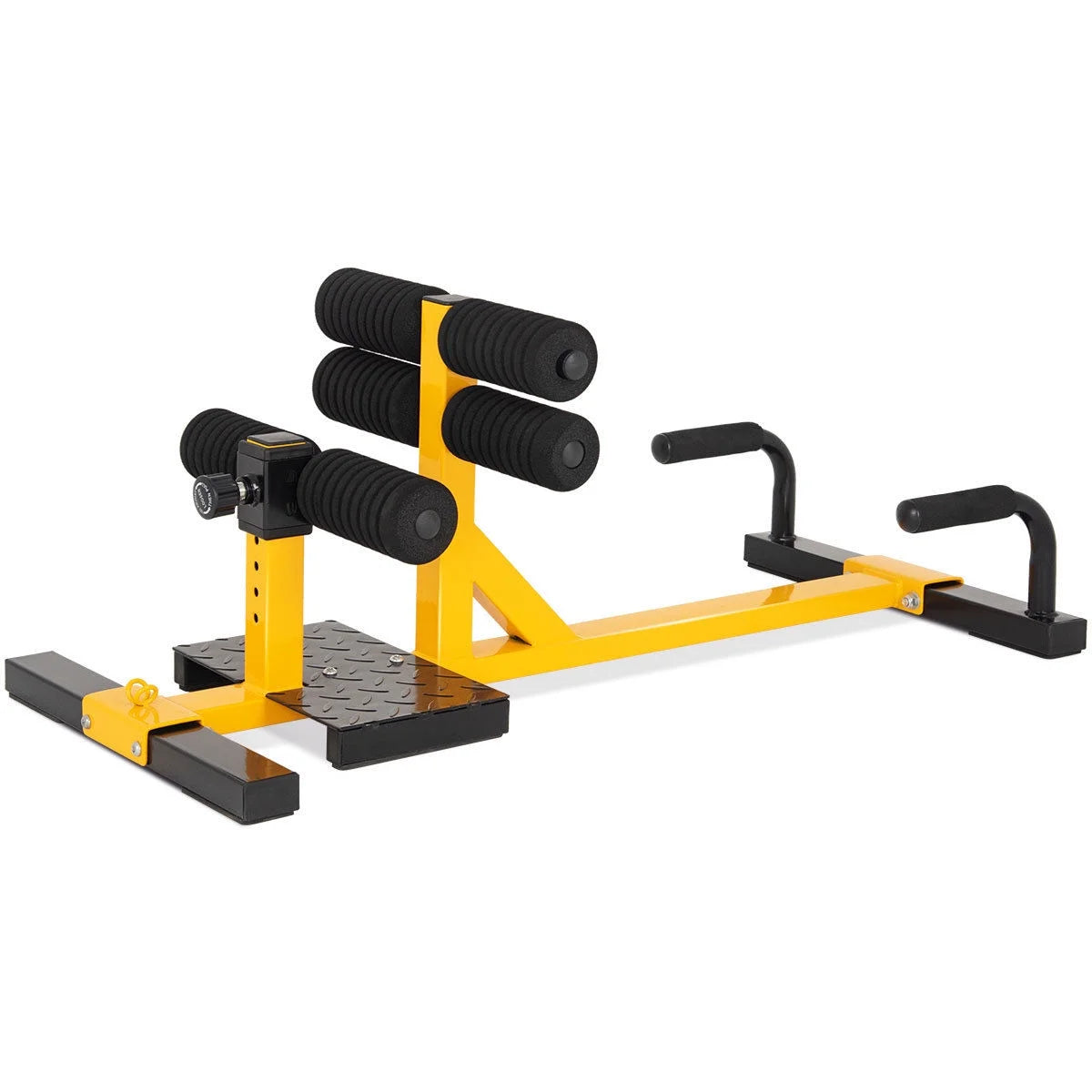 Height Adjustable 3-in-1 Sissy Squat, Push-Up, and Ab Workout Machine for Home Gym