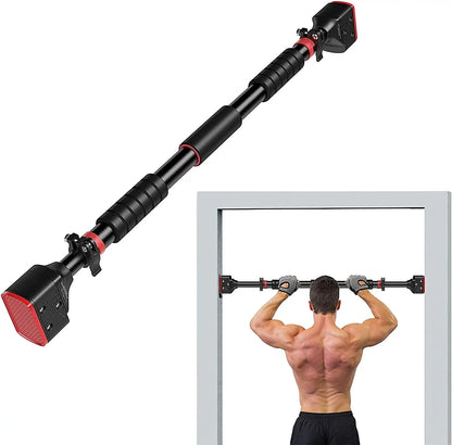 Adjustable Doorway Chin-Up and Pull-Up Bar for 28"-36" Door Frames - No Screws Required, Press Fit Design