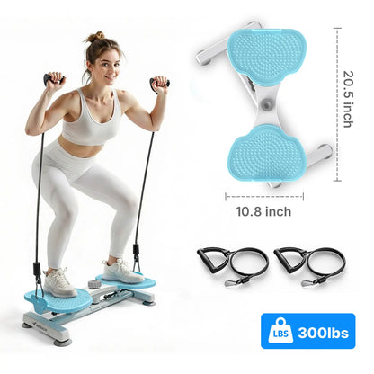 Merach Waist Twist Machine for Core Strengthening - Non-Slip, Noise-Free Abdominal Roller Exercise Equipment