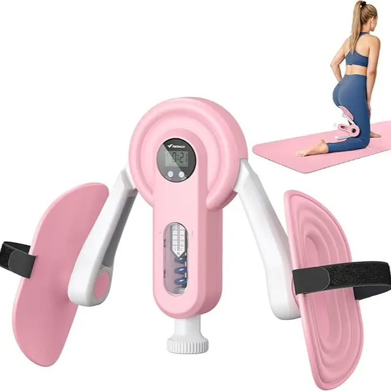 Merach Thigh Trainer - Home Fitness Equipment for Inner Thighs, Legs, and Arms with Optional Versions: Standard, Strap, and Smart Counter in Blue Summer Vibes