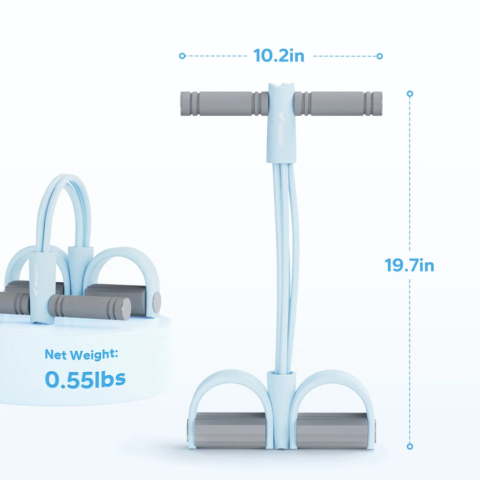 Merach Multifunctional Resistance Band for Full-Body Workouts, Ideal for Home Gym, Yoga, and Abdominal Training