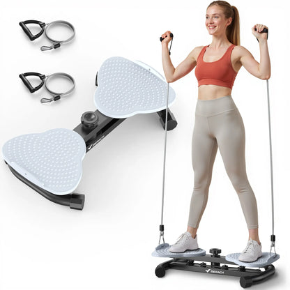 Merach Waist Twist Machine for Core Strengthening - Non-Slip, Noise-Free Abdominal Roller Exercise Equipment