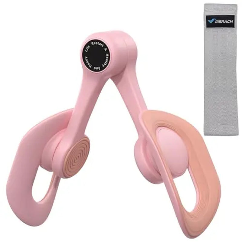 Merach Thigh Trainer - Home Fitness Equipment for Inner Thighs, Legs, and Arms with Optional Versions: Standard, Strap, and Smart Counter in Blue Summer Vibes