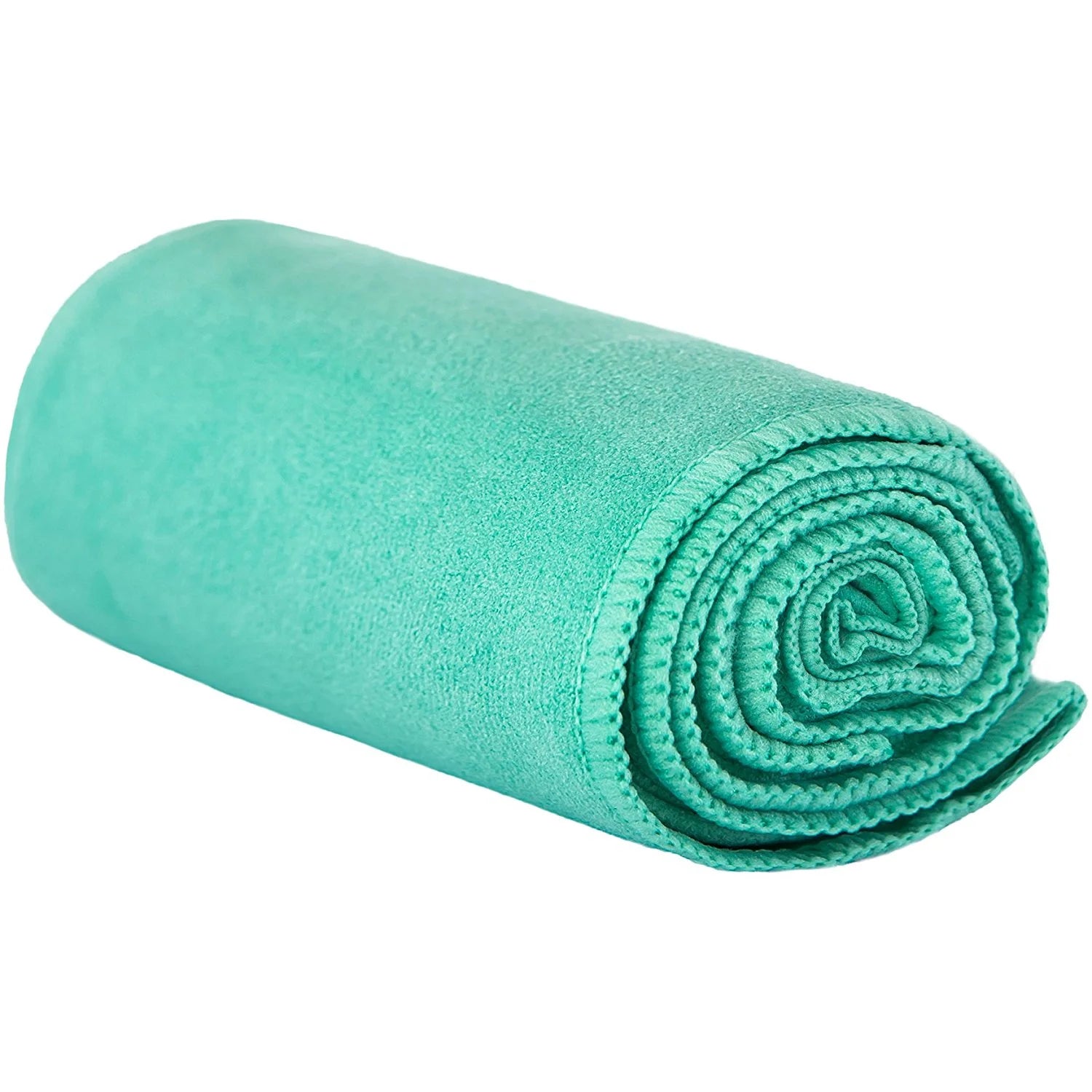 Gosweat Super Absorbent Teal Hot Yoga Towel - 100% Microfiber Suede for Bikram Yoga