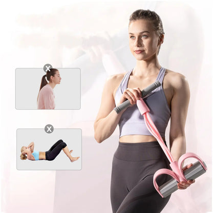 Merach Multifunctional Resistance Band for Full-Body Workouts, Ideal for Home Gym, Yoga, and Abdominal Training