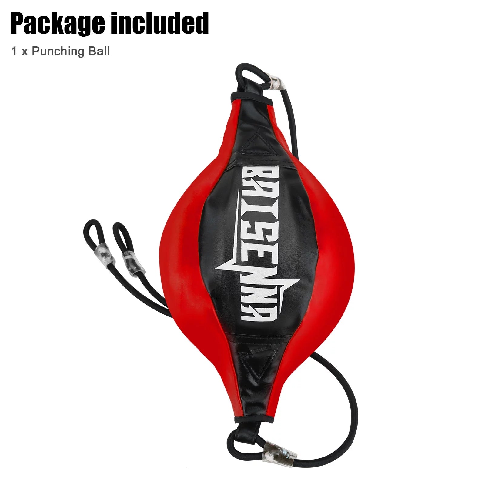 Double End Ball - Leather Boxing Speed Training Ball for Gym Use, Includes Cord for Stress Relief and Exercise, Suitable for Adults and Teenagers