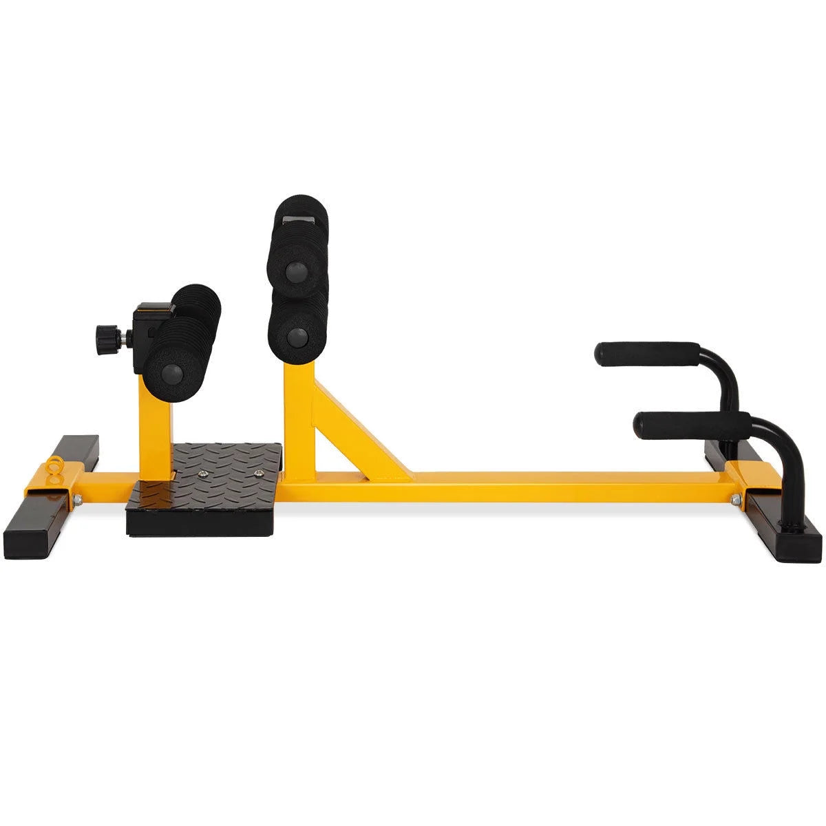 Height Adjustable 3-in-1 Sissy Squat, Push-Up, and Ab Workout Machine for Home Gym
